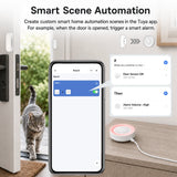 Tuya WiFi Door Window Magnetic Sensor Wireless Connection Smart Home Protection Door Detectors Automation