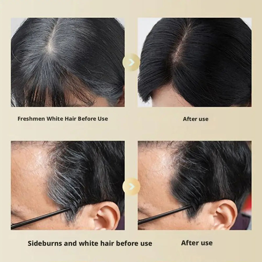 2-in-1 Hair Color Comb | Instant Gray Hair Coverage | Waterproof Sweatproof Dye Stick