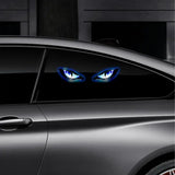 Solar Powered Car Neon Light Wireless Cool DEMON EYE Led Ambient Light Suction Cup USB Rechargeable Atmosphere Breathing Lamp