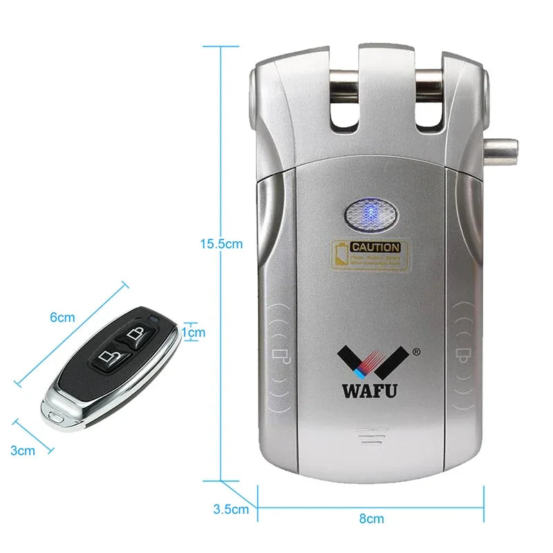 WAFU Smart Door Lock | Fingerprint & Password | WiFi & Bluetooth | Remote App Control