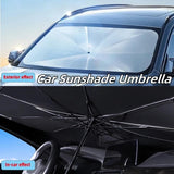 Foldable Car Windshield Sunshade | Umbrella Style | Heat Insulation Protection