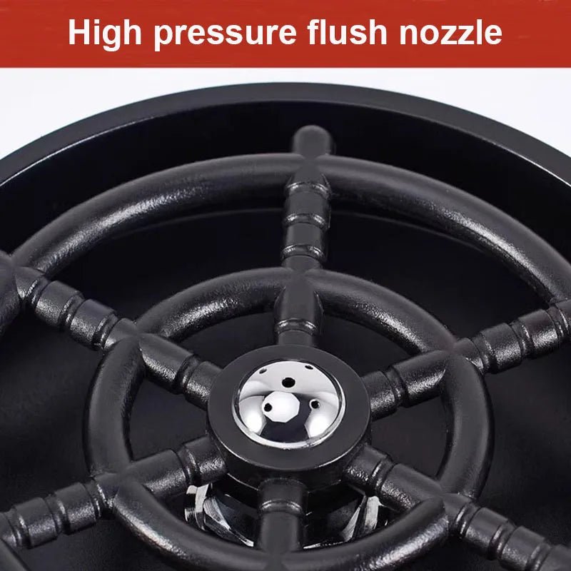 Kitchen Sink Glass Rinser Automatic Cup Washer High Pressure Water Sprayer for Bottles Cups