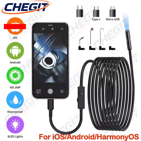 HD Endoscope Inspection Camera IP67 waterproof borescope