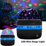 LED Starry Galaxy Projector Light RGB Smart Remote Control Star Aurora Lamp KTV USB for Home Room Camping Wedding Decorations
