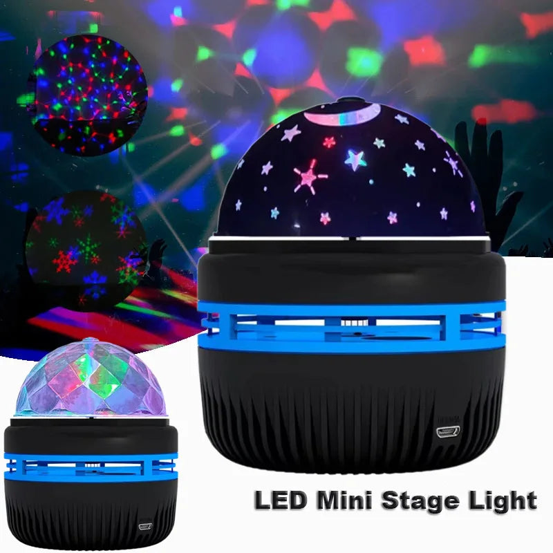 LED Starry Galaxy Projector Light RGB Smart Remote Control Star Aurora Lamp KTV USB for Home Room Camping Wedding Decorations