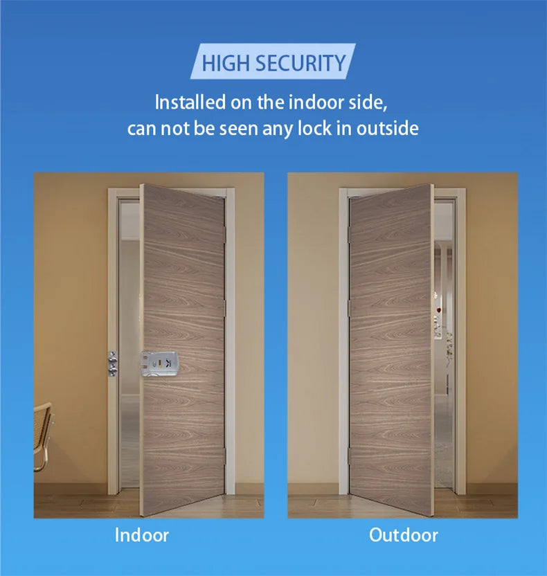 WAFU Smart Door Lock | Fingerprint & Password | WiFi & Bluetooth | Remote App Control