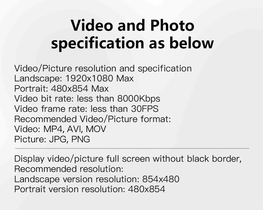 Acrylic Digital Photo Frame 5 Inch 1200mAh Vertical Display IPS Screen 4G Memory Battery Porta Retrato Digital Picture Frame
