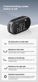 DUKA ATuMan Digital Tape Measure Rechargeable Rolling Measuring Tool with Large LCD for Complex Irregular Shapes