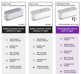 Ultrasonic Jewelry Cleaner Machine | USB Rechargeable | Glasses Watches Rings