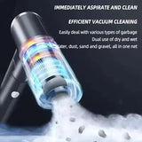 4-in-1 Wireless Car Vacuum Cleaner | Powerful Suction & Blow | Portable Handheld