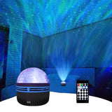 LED Starry Galaxy Projector Light RGB Smart Remote Control Star Aurora Lamp KTV USB for Home Room Camping Wedding Decorations