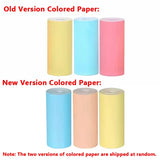 58mm Mini Portable Thermal Printer | Wireless Bluetooth | Photos, Labels & QR Codes | 200DPI | Pink & Blue