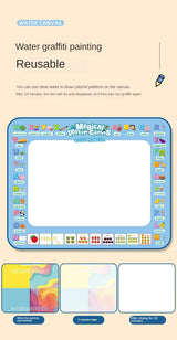 Magic Water Drawing Mat | 100x80cm Reusable | Montessori Painting Board | Educational Kids Toy