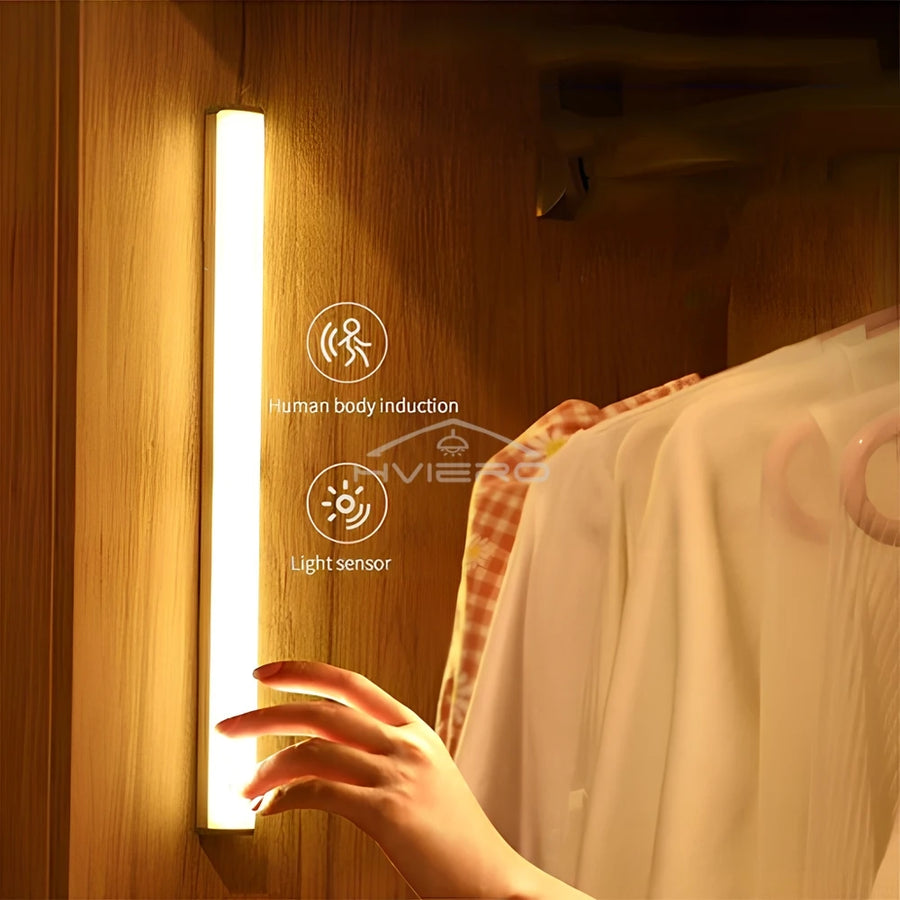 Motion Sensor LED Night Light | Wireless Magnetic | USB Rechargeable | For Closets & Wardrobes