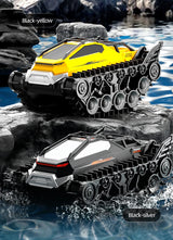 JJRC Q183 RC Tank Amphibious Tracked Tank Remote Control All Terrain Truck Climbing Off-Road Vehicle Waterproof Toy Kid Gifts