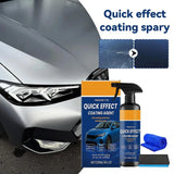 Car Coating Spray Quick Effect Ceramic Wax Water Repellent Gloss Protection Cleaner for Paint Glass Motorcycle RV