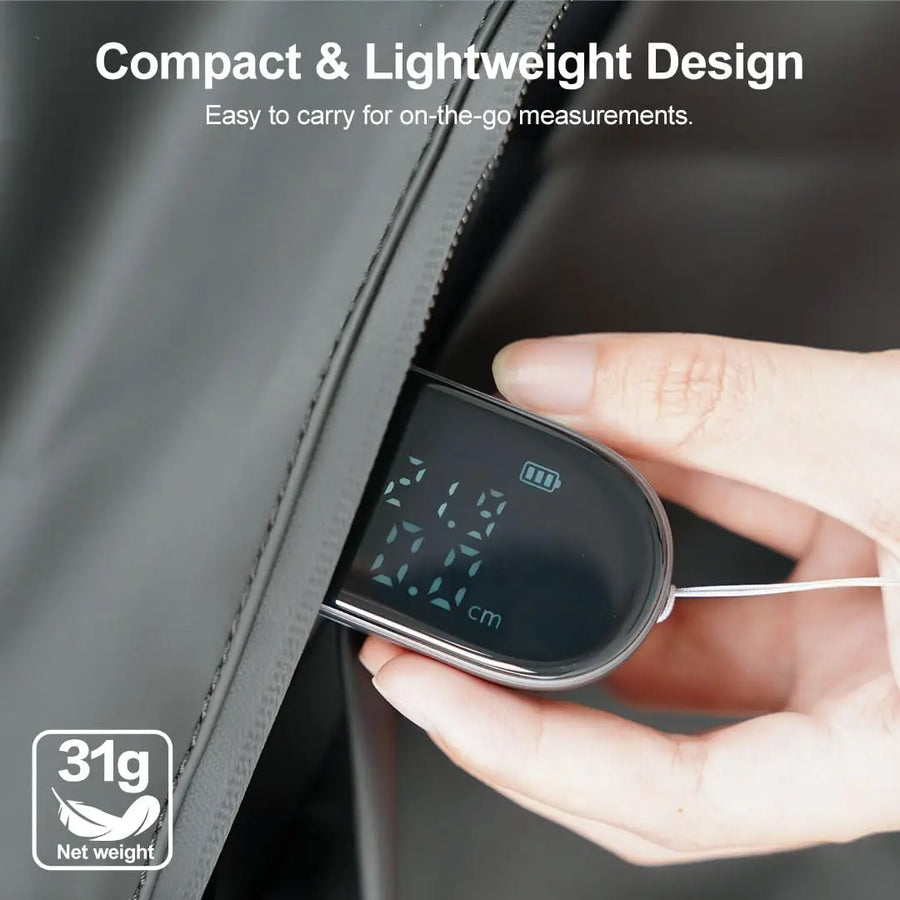 DUKA ATuMan Digital Tape Measure Rechargeable Rolling Measuring Tool with Large LCD for Complex Irregular Shapes