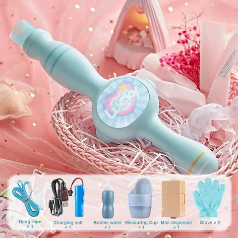 Magic Fog Bubble Wand LED color lights toy