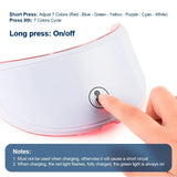 LED Neck Lift Mask | Photon Anti-Wrinkle Skin Tightening | Red & Blue Light Therapy