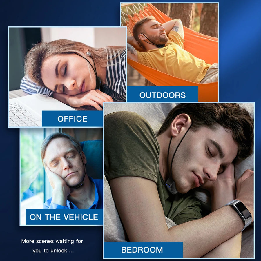 EMS Anti-Snore Device | Pulse Stop Snoring Sleep Aid | Comfortable Wristband