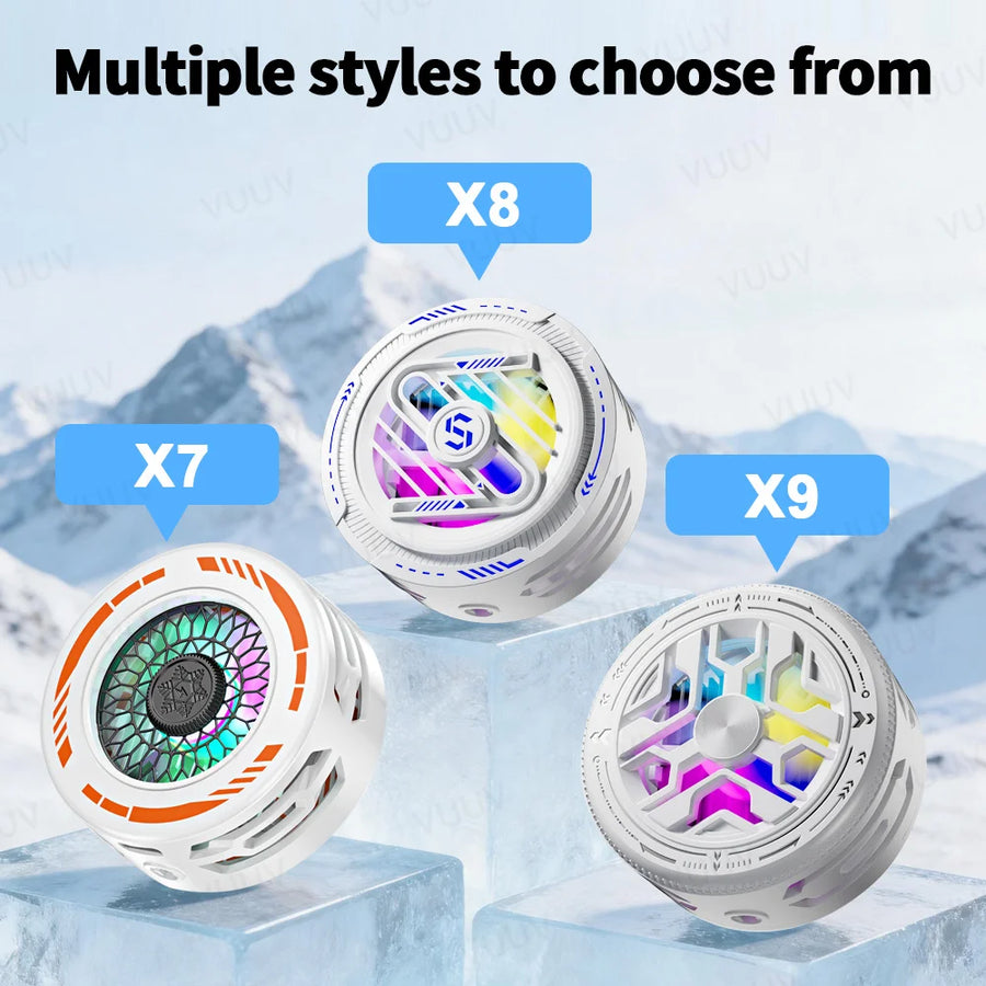 Portable Magnetic Phone Cooler With Semiconductor Freeze And RGB Light Mobile-phone Radiator For iPhone MagSafe Series Android