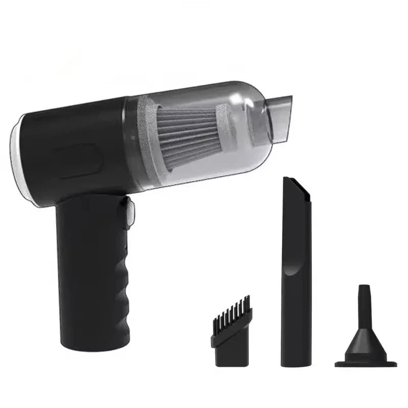 4-in-1 Cordless Car Vacuum Cleaner | 120W Powerful Suction | HEPA Filter | Portable