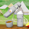 2-in-1 Portable Pet Water Bottle with food and water storage