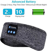 Wireless Bluetooth Headband Earphones Sports Headphones Elastic Headband Music Sleeping Eye Mask Bluetooth Headset
