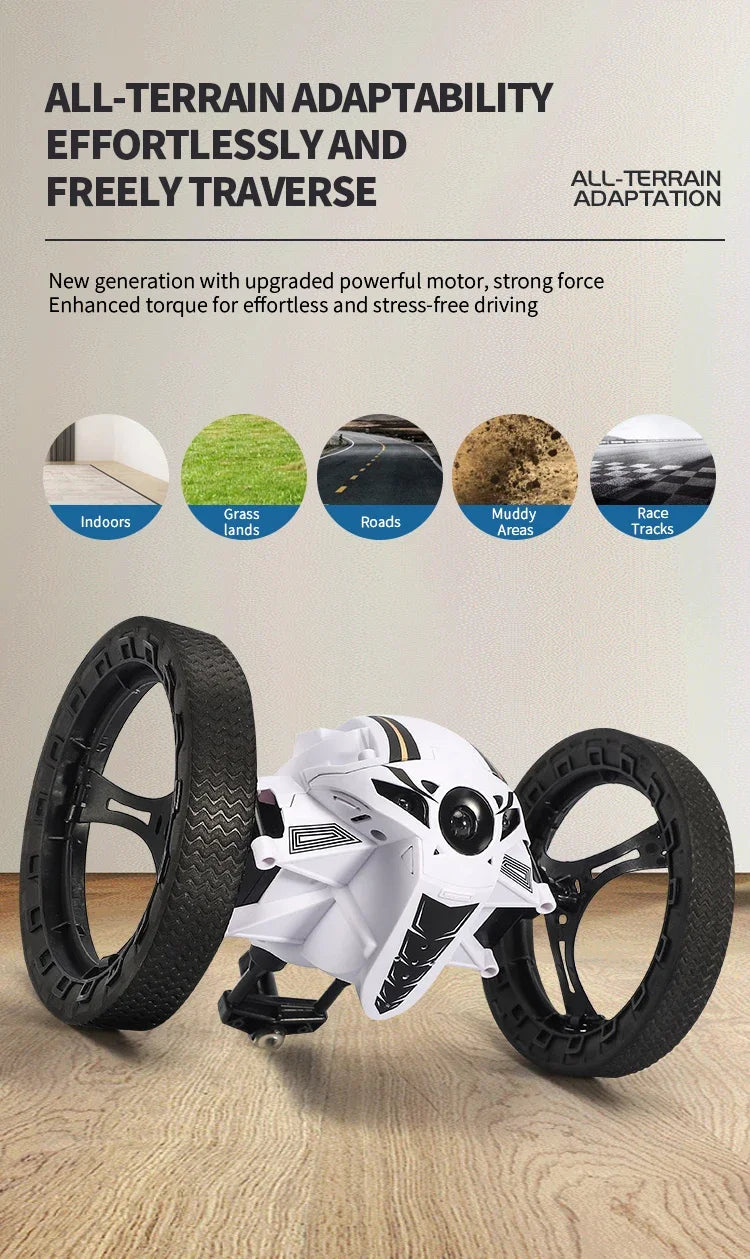 RC Stunt Off-Road Car | 2.4GHz | Flip & Jump | WiFi HD Camera | LED | Kids Gift Age 14+