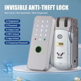 WAFU Smart Door Lock | Fingerprint & Password | WiFi & Bluetooth | Remote App Control