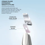 Pet Electric Grooming Trimmer | LED Light | Waterproof | Low Noise | Face, Paw, Ear & Hip | Dogs & Cats