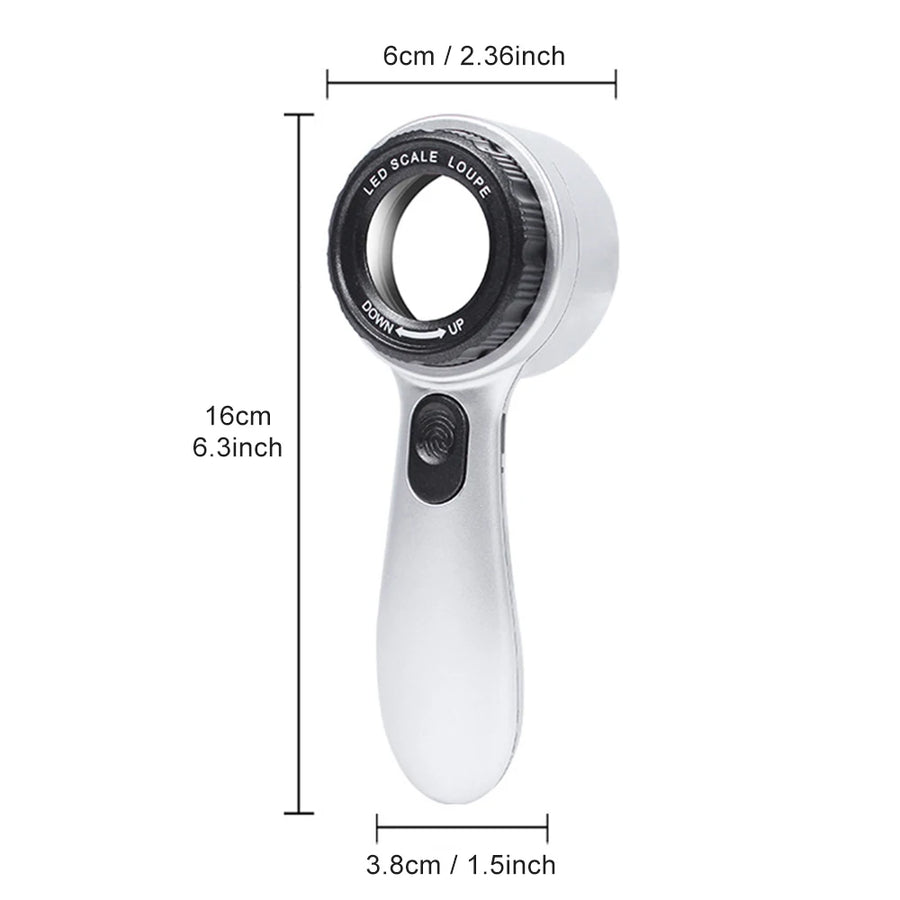 Wireless Skin Analyzer Dermatoscope | 50X-200X Magnification | Pore & Scalp Scanner