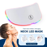 LED Neck Lift Mask | Photon Anti-Wrinkle Skin Tightening | Red & Blue Light Therapy