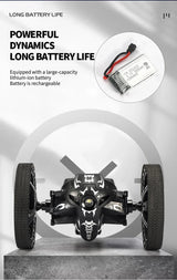 RC Stunt Off-Road Car | 2.4GHz | Flip & Jump | WiFi HD Camera | LED | Kids Gift Age 14+