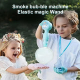 Magic Fog Bubble Wand | LED Color Lights | Smoke Bubble Stick | Kids Party Toy | Age 3+