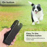 Ultrasonic Dog Repeller | 3-in-1 Anti-Barking Deterrent | Safe Training Device & Flashlight