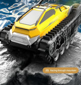 JJRC Q183 RC Tank Amphibious Tracked Tank Remote Control All Terrain Truck Climbing Off-Road Vehicle Waterproof Toy Kid Gifts