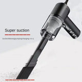 4-in-1 Wireless Car Vacuum Cleaner | Powerful Suction & Blow | Portable Handheld