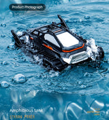 JJRC Q183 RC Tank Amphibious Tracked Tank Remote Control All Terrain Truck Climbing Off-Road Vehicle Waterproof Toy Kid Gifts