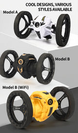 RC Stunt Off-Road Car | 2.4GHz | Flip & Jump | WiFi HD Camera | LED | Kids Gift Age 14+