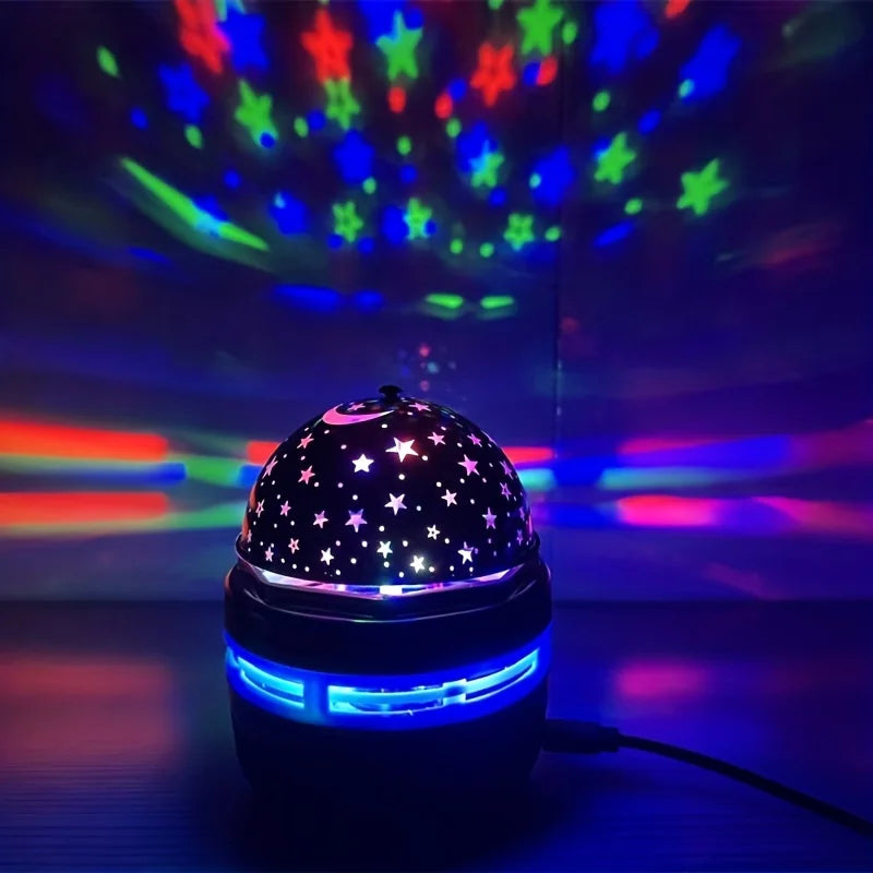 LED Starry Galaxy Projector Light RGB Smart Remote Control Star Aurora Lamp KTV USB for Home Room Camping Wedding Decorations
