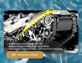 JJRC Q183 RC Tank Amphibious Tracked Tank Remote Control All Terrain Truck Climbing Off-Road Vehicle Waterproof Toy Kid Gifts