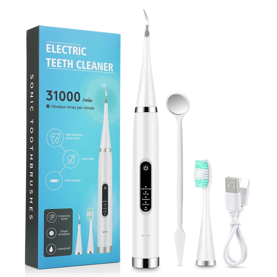 Electric Dental Scaler & Teeth Cleaner | 5 Modes | HD Visual Camera | IPX6 Waterproof