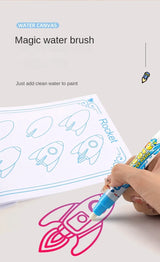 Magic Water Drawing Mat | 100x80cm Reusable | Montessori Painting Board | Educational Kids Toy