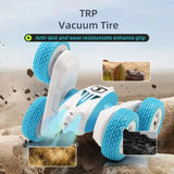 Mini RC Stunt Car GT1 | 2.4GHz Double-Sided | 360° Flip | LED Lights | Kids Gift Toy