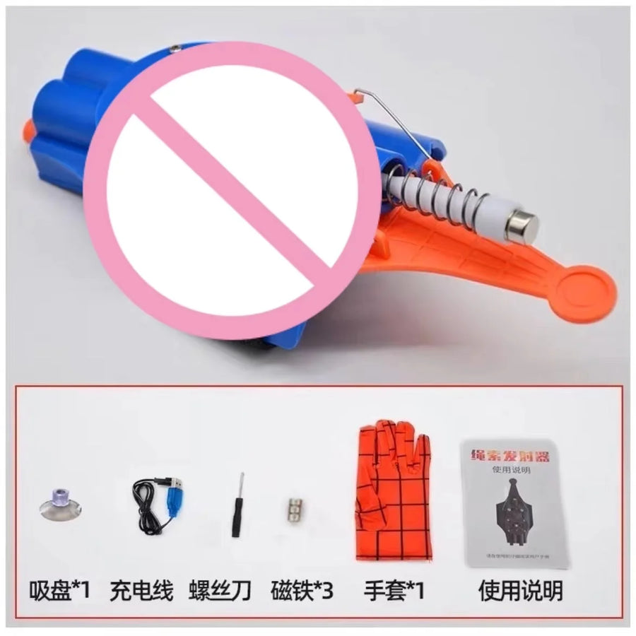Spider-Man Web Shooter | Wrist Launcher Toy | LED Luminous | Kids Cosplay Gift