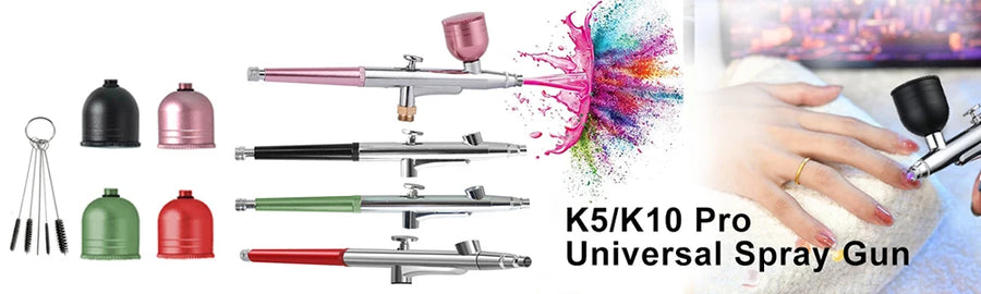 Cordless Airbrush Nail Machine | Wireless Nail Art Compressor & Varnish Sprayer
