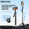 Foldable AI Tracking Gimbal 360 degree auto rotation tripod
