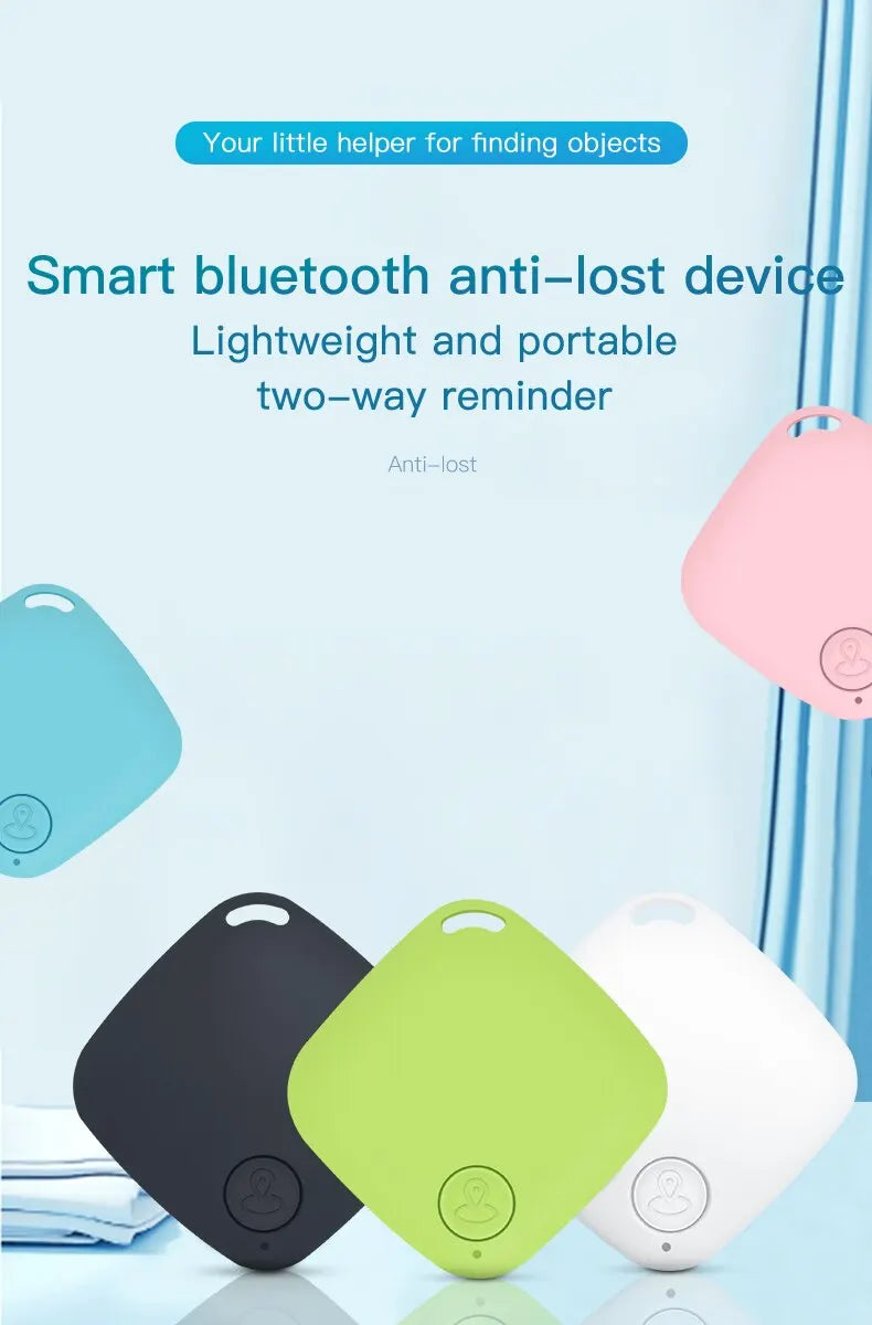 Mini Anti-Lost Smart Tracker Tag | Keys, Wallet, Bag & Luggage Finder | Lanyard | 4 Colors