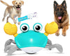 Interactive Crawling Crab Baby Toy with lights and music